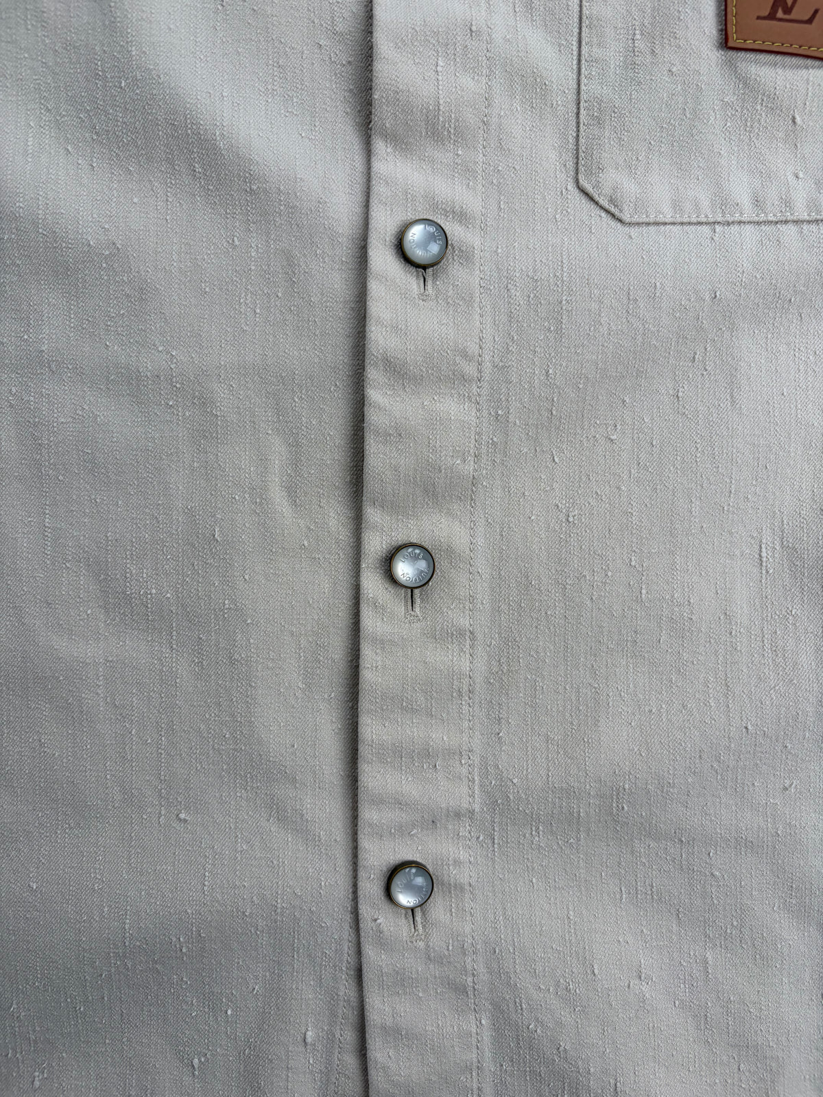 Camicia Louis Vuitton Beige XS