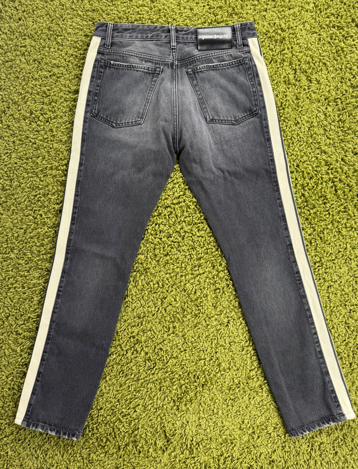 Completo Palm Angels In Denim Nero Giacca S Jeans M