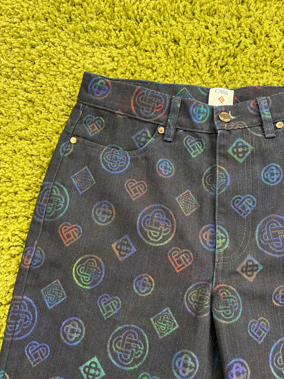 Jeans Casablanca Heatmap Monogram In Denim Multicolor 30