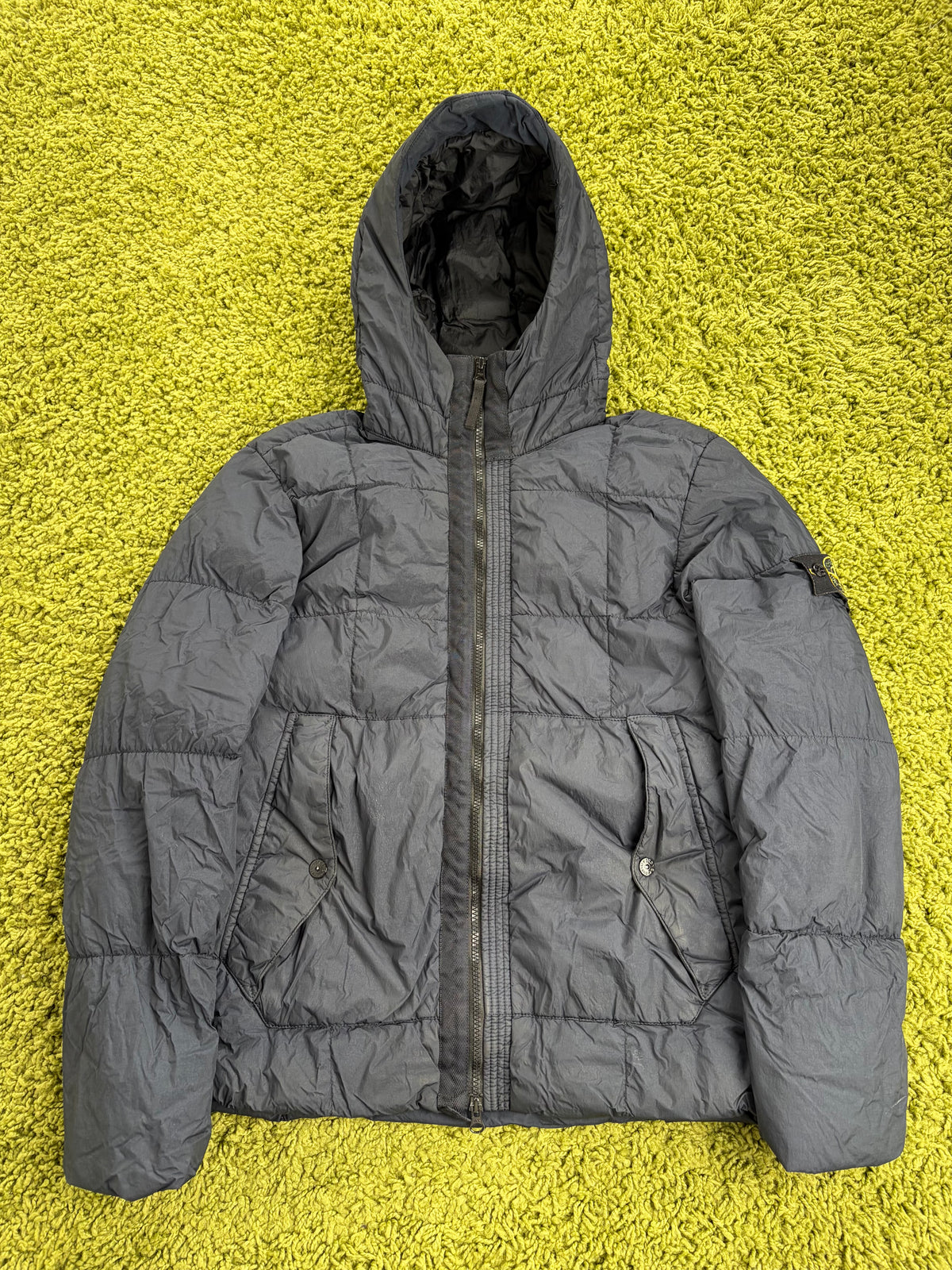 Giubbotto Stone Island Garment Dyed Crinkle Reps NY Down Blu S