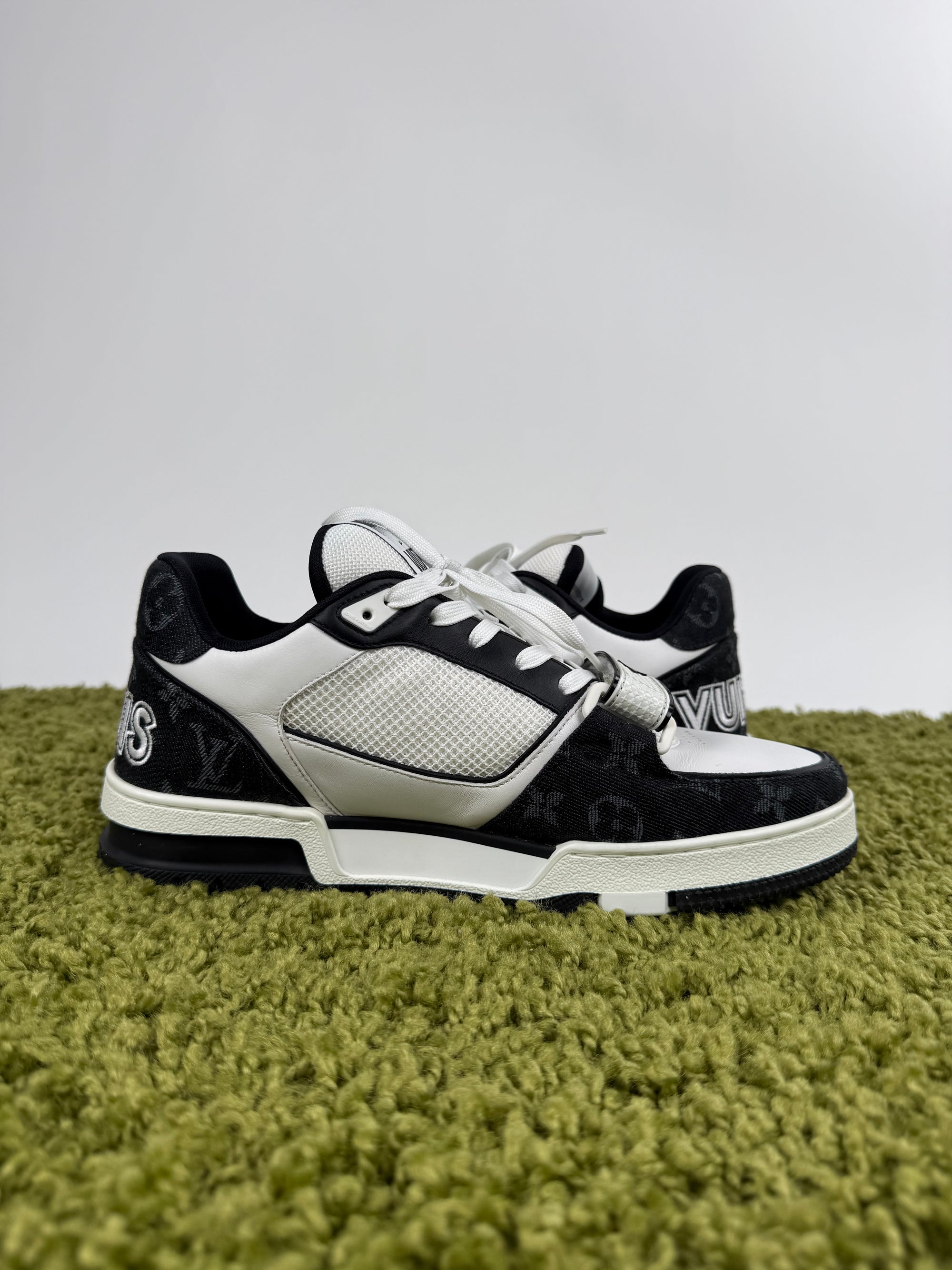 Louis Vuitton Trainer In Denim Nero 8