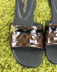 Ciabatte louis vuitton revival leather mules Size 36 nere e marroni