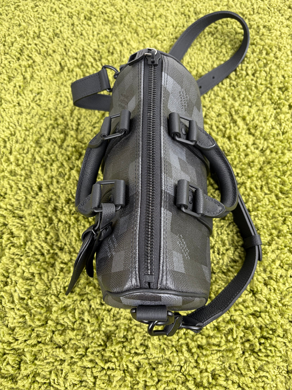Borsa Louis Vuitton Keepall Bandoulière 25 Nera
