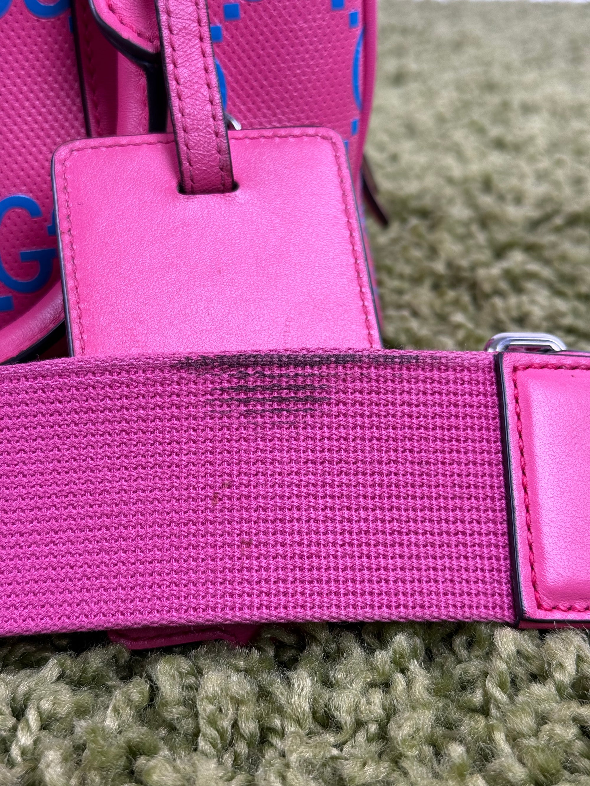 Borsa Boston Gucci Rosa Multicolor