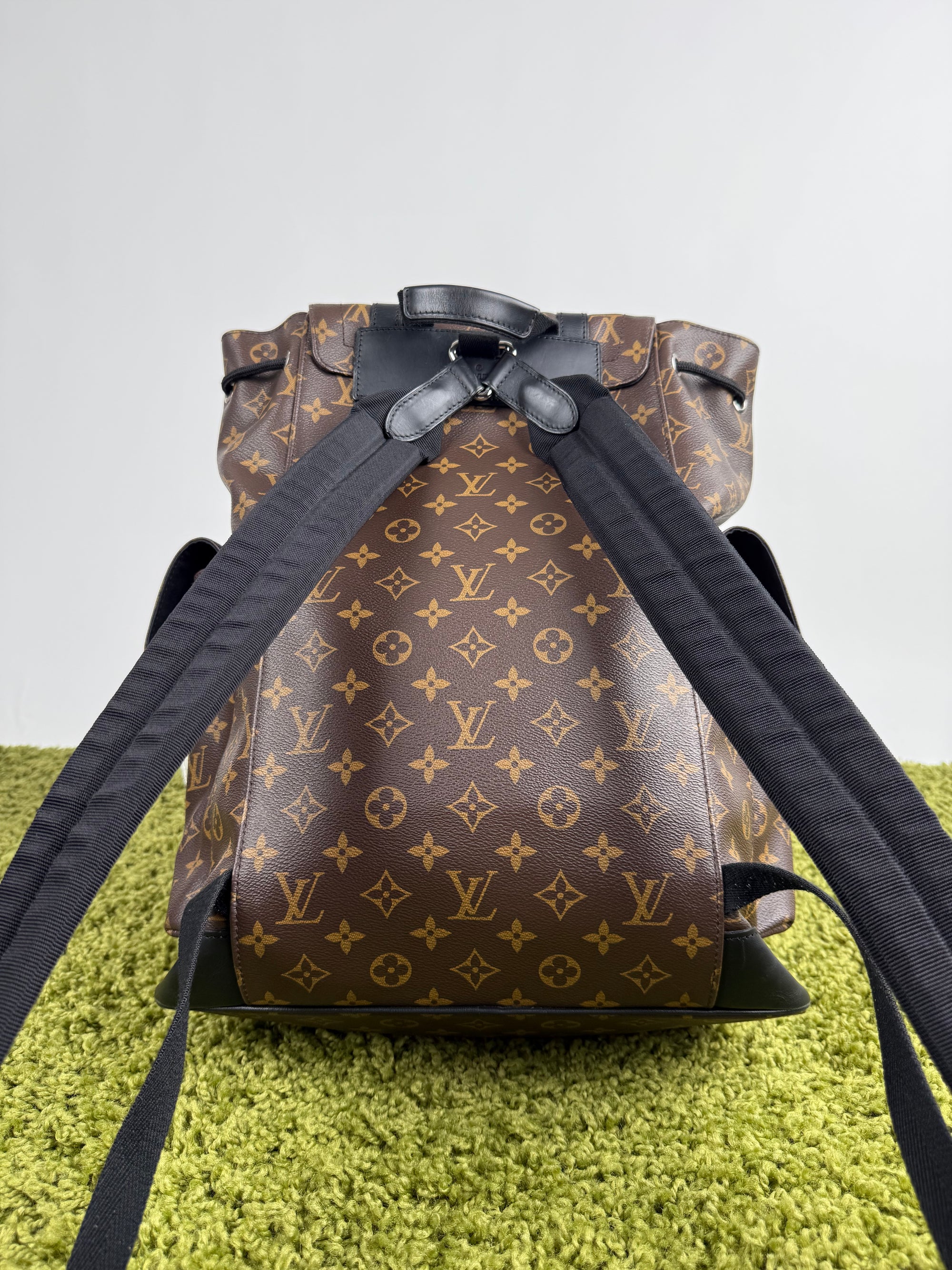 Zaino Christopher Monogram Louis Vuitton Marrone