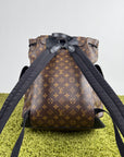 Zaino Christopher Monogram Louis Vuitton Marrone