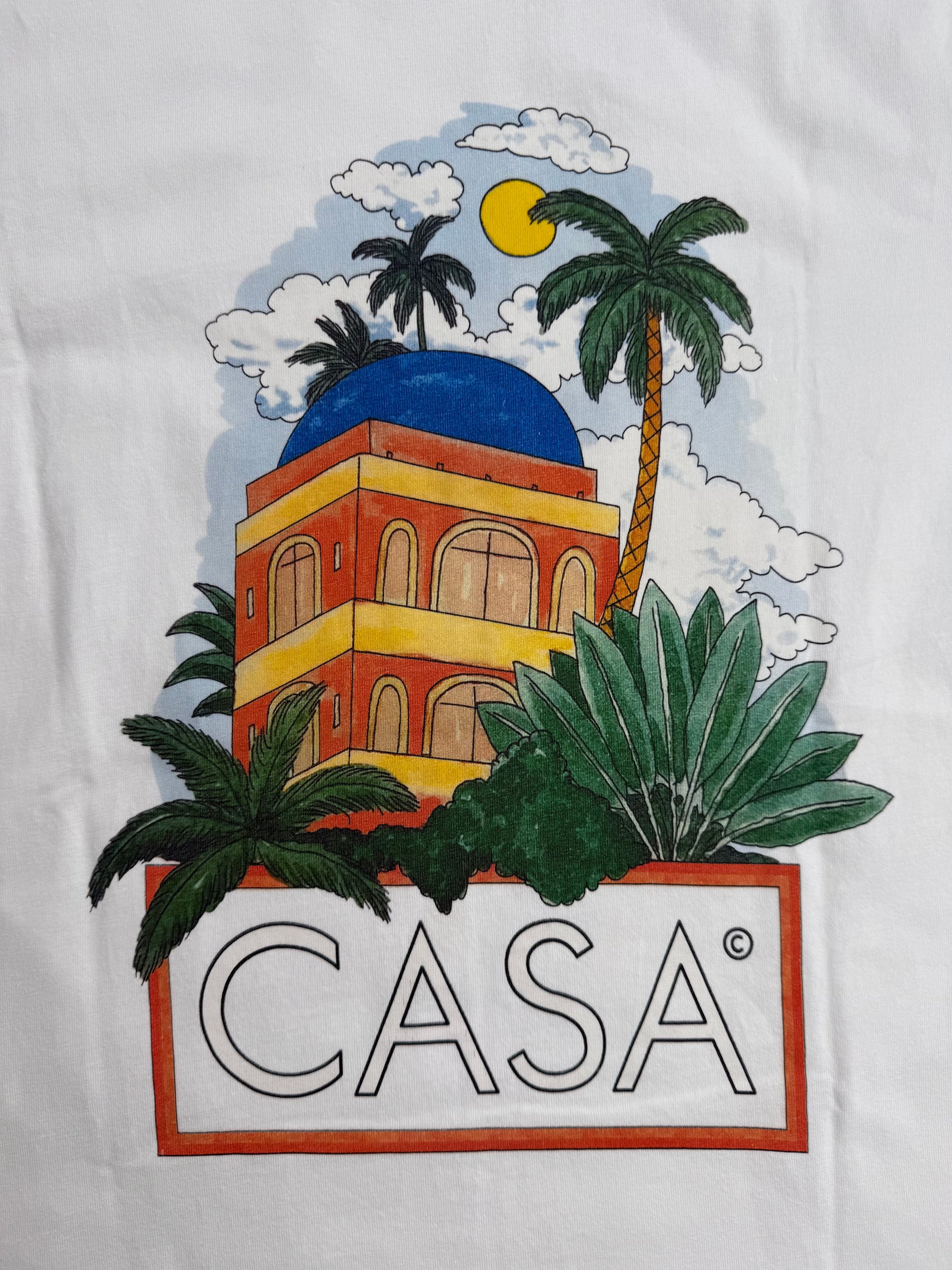 T-Shirt Casablanca Bianca Multicolor M