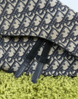 Borsa Saddle Christian Dior In oblique Beige Blu