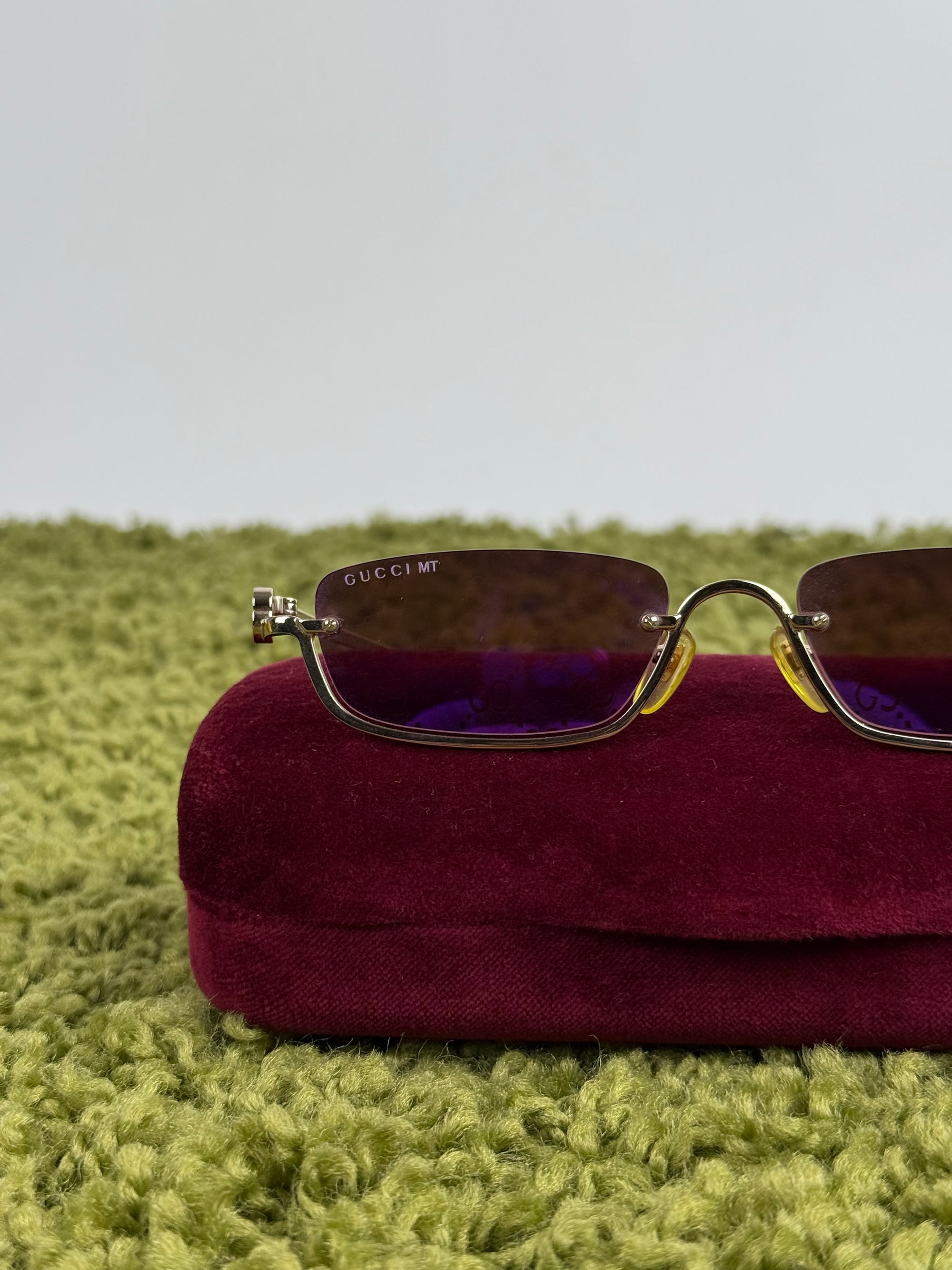 Occhiali Gucci Monogram Rossi