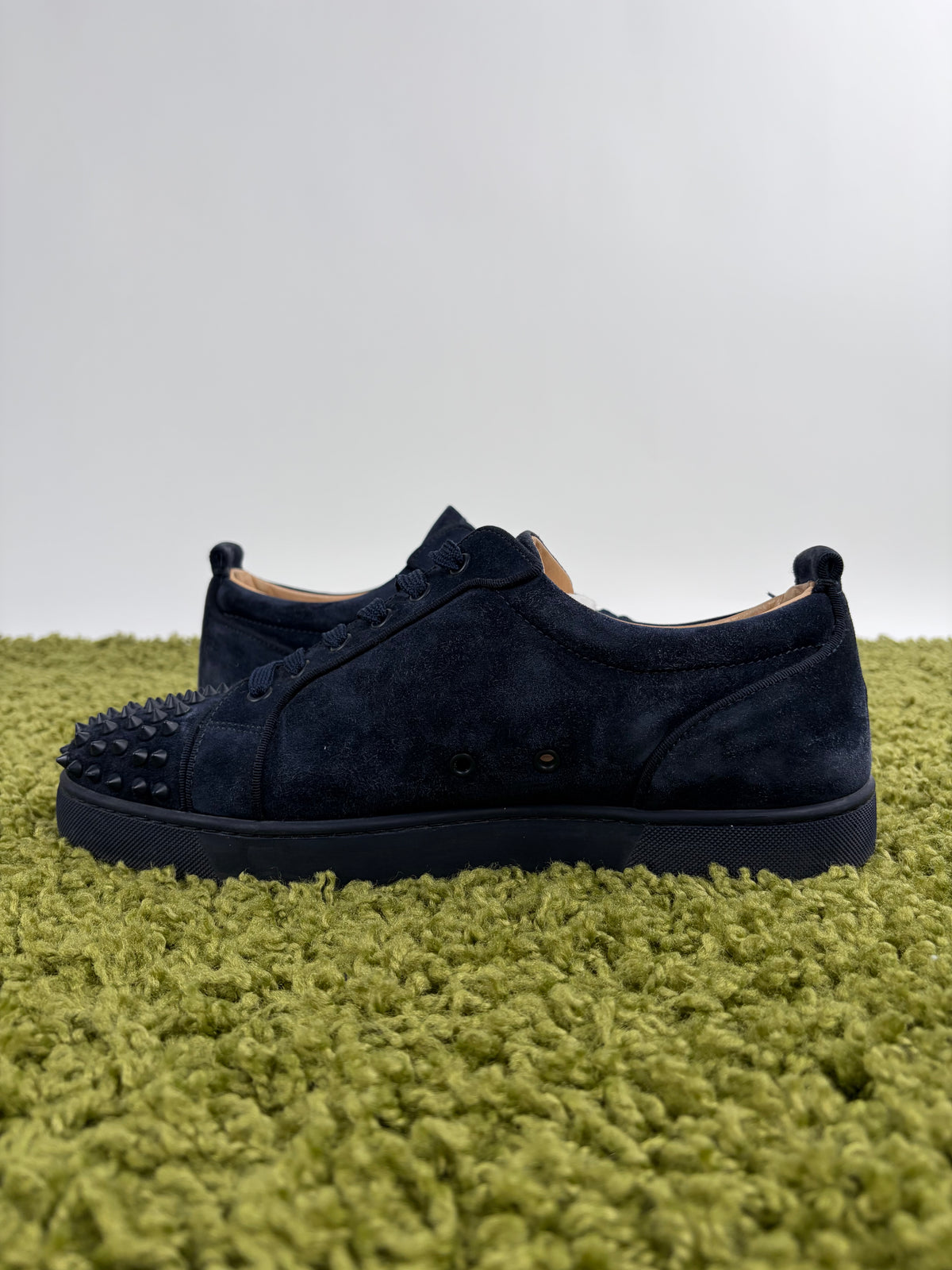 Christian Louboutin Spikes Low Blu 45