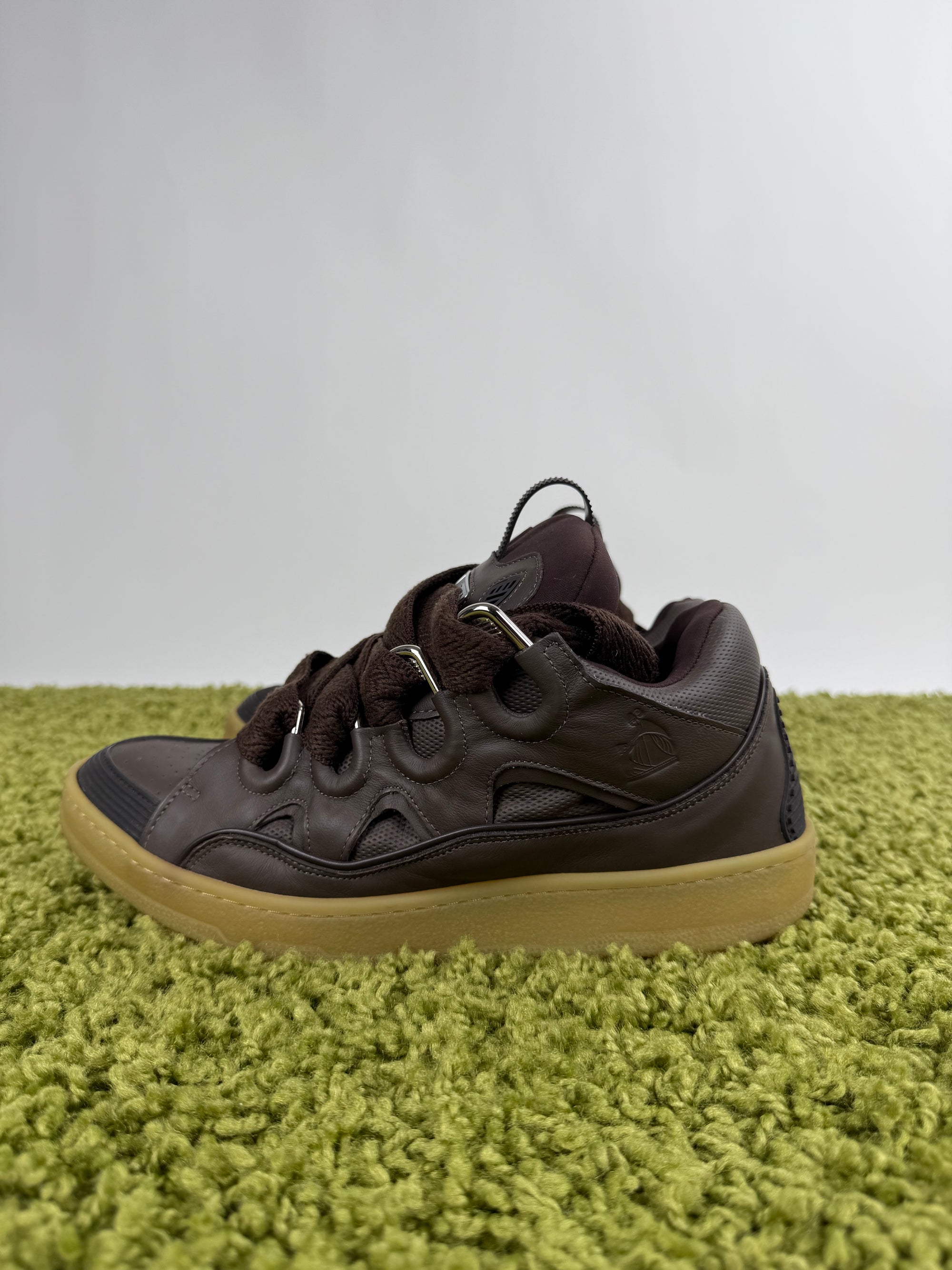 Lanvin Curb Sneaker Marrone 43