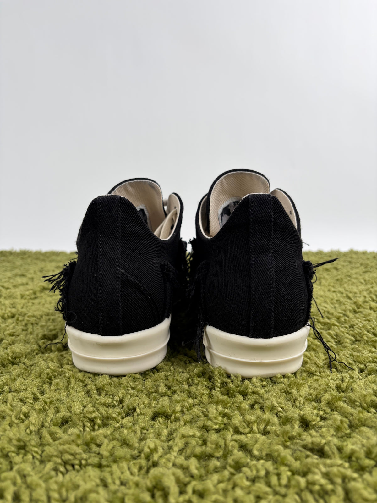 Rick Owens Ramones Low Distressed Nera 42.5