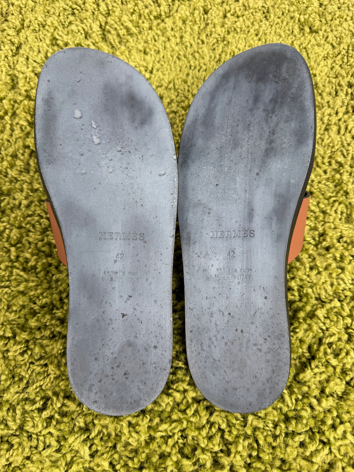 Ciabatta Hermès Marrone 42