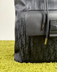 Zaino Dior in Jacquard e pelle di vitello