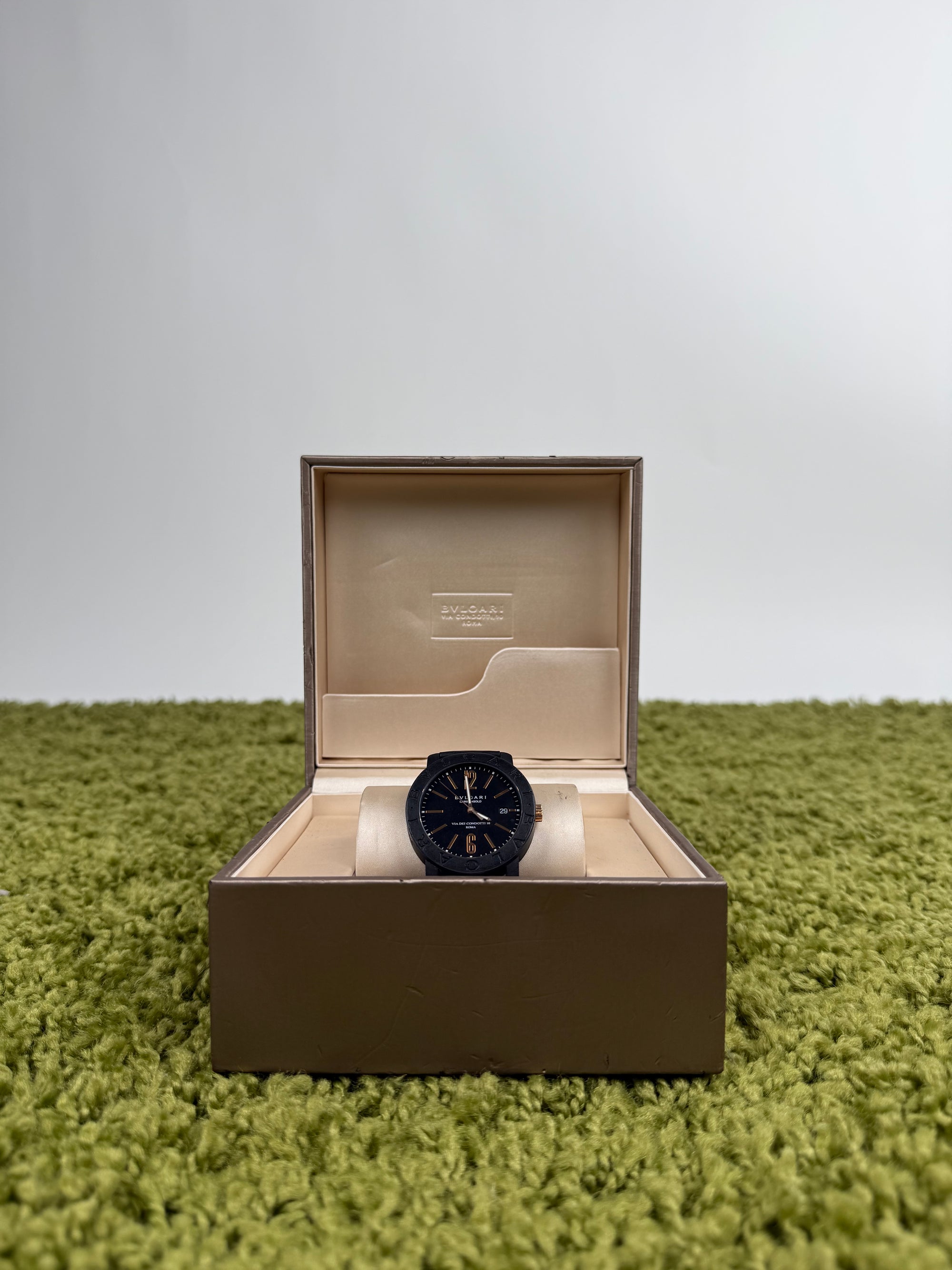 Orologio Bulgari CARBONGOLD 40 mm numero di referenza 102248