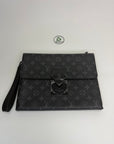 Louis Vuitton pochette lock nera