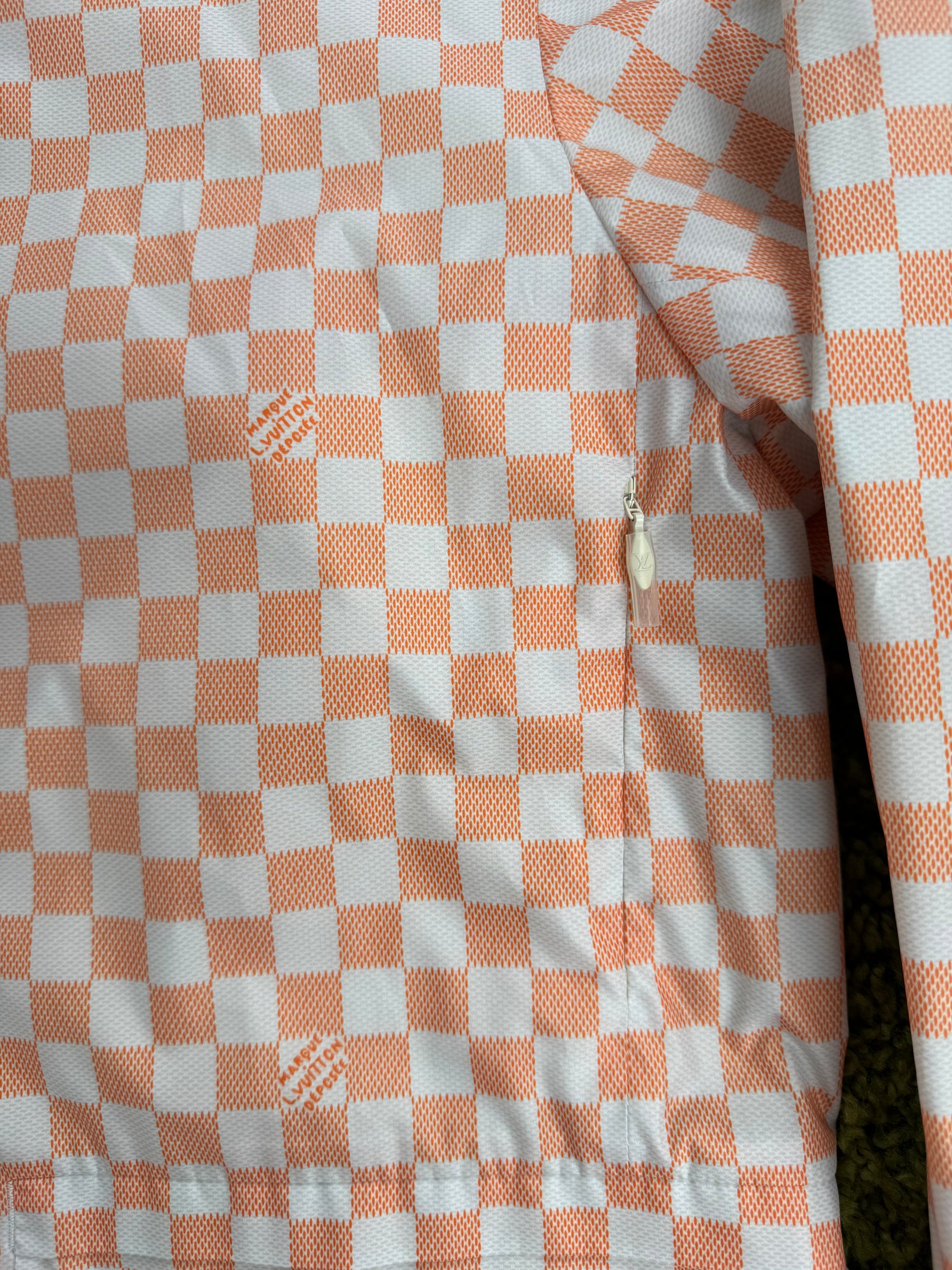 Giacca a Vento Louis Vuitton Arancione 48