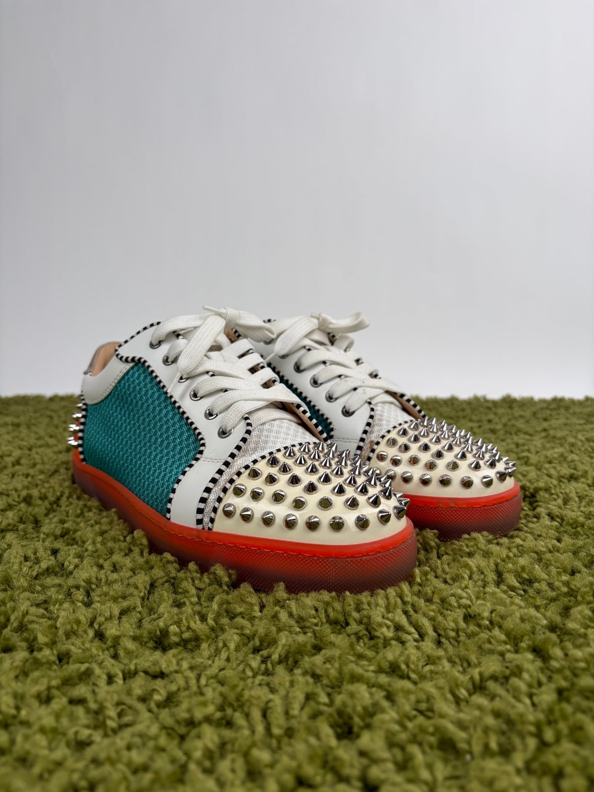 Christian Louboutin Spikes Low Multicolor 43 - Second Hand Di Fiore