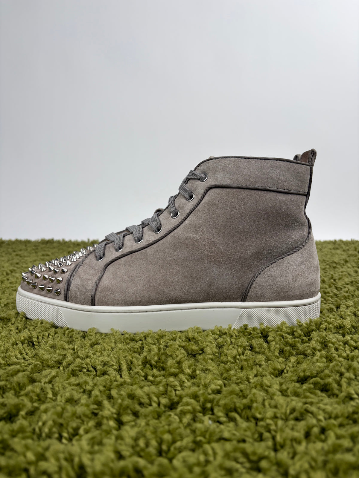 Christian Louboutin Spikes High Grigia 43.5