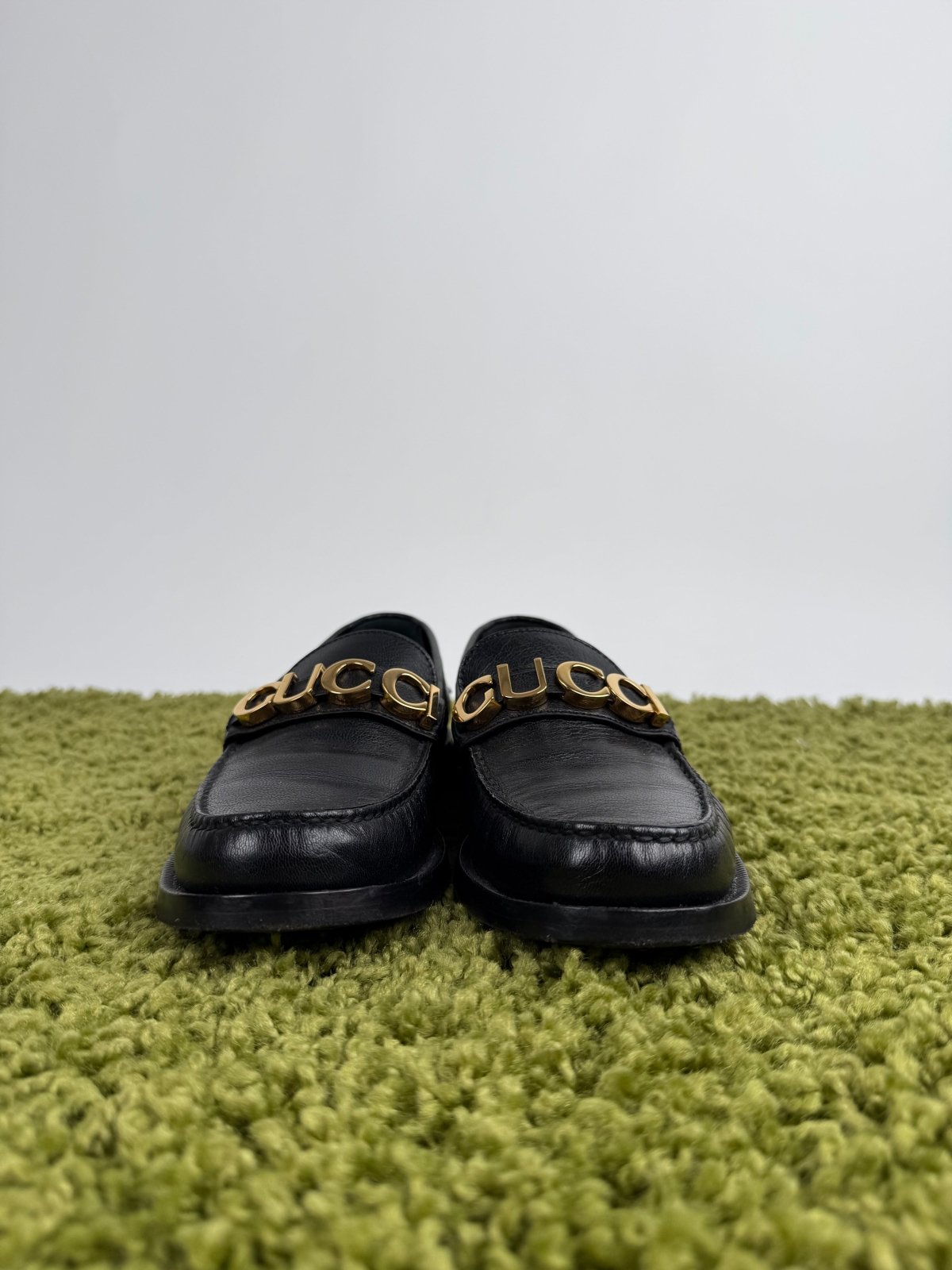 Mocassini Gucci in pelle Neri 38 - Second Hand Di Fiore