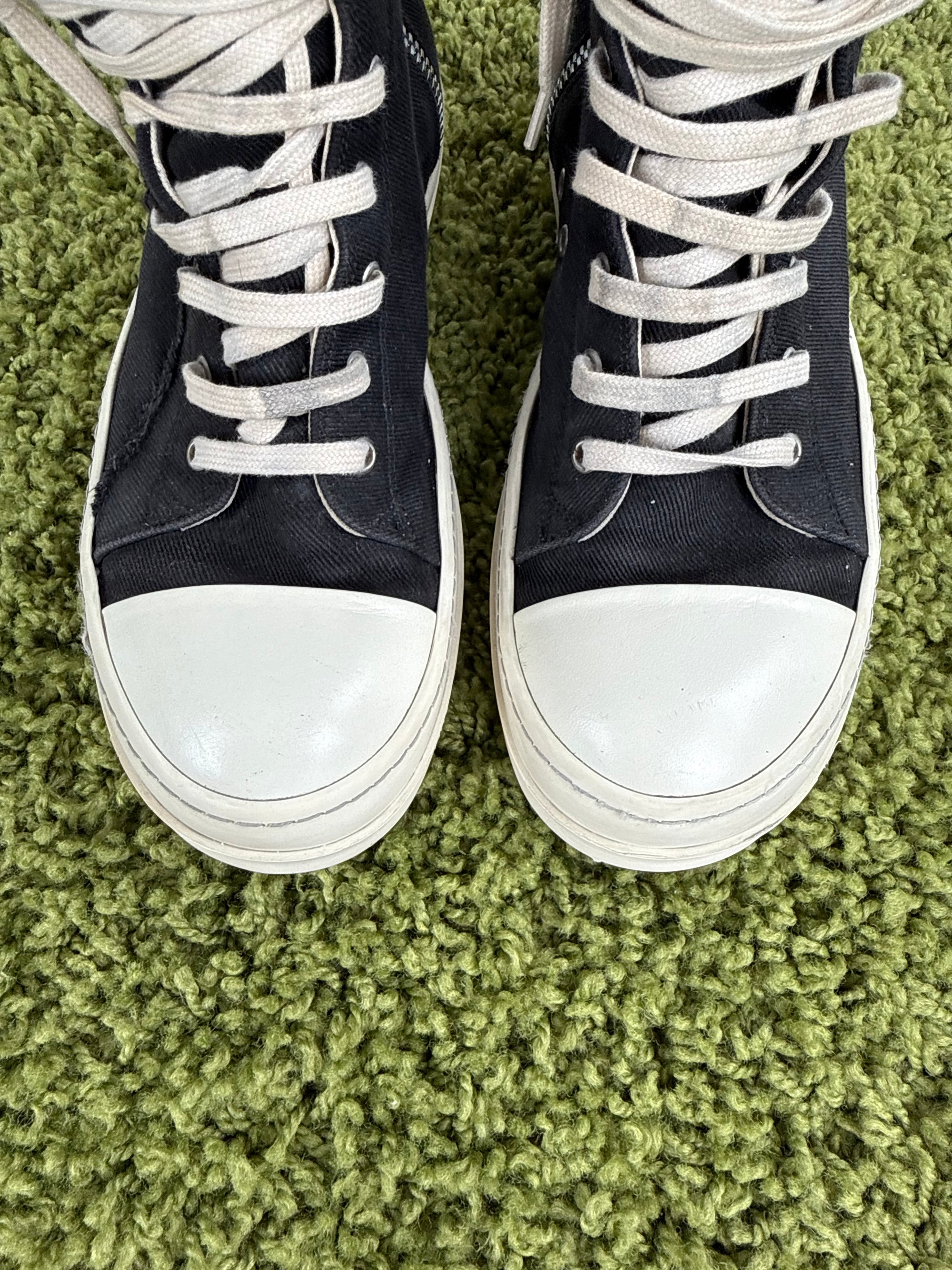 Rick Owens Ramones Distressed Nero 41