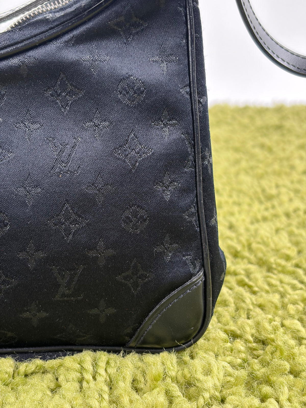 Borsa Louis Vuitton Satin Mini Boulogne Nera