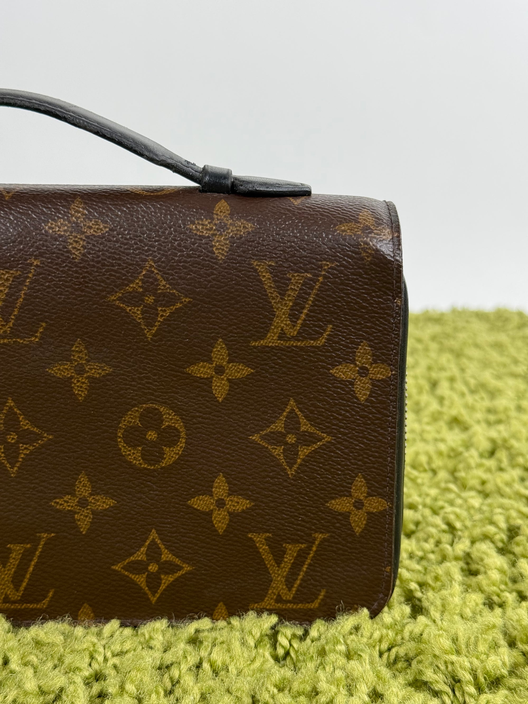 Portafoglio Monogram Macassar Zippy XL Louis Vuitton Monogram Marrone
