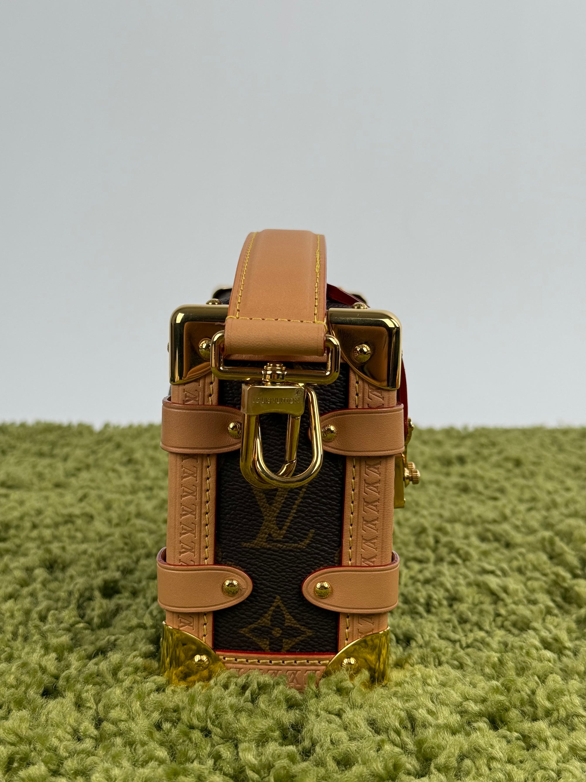 Borsa Side Trunk Louis Vuitton Marrone