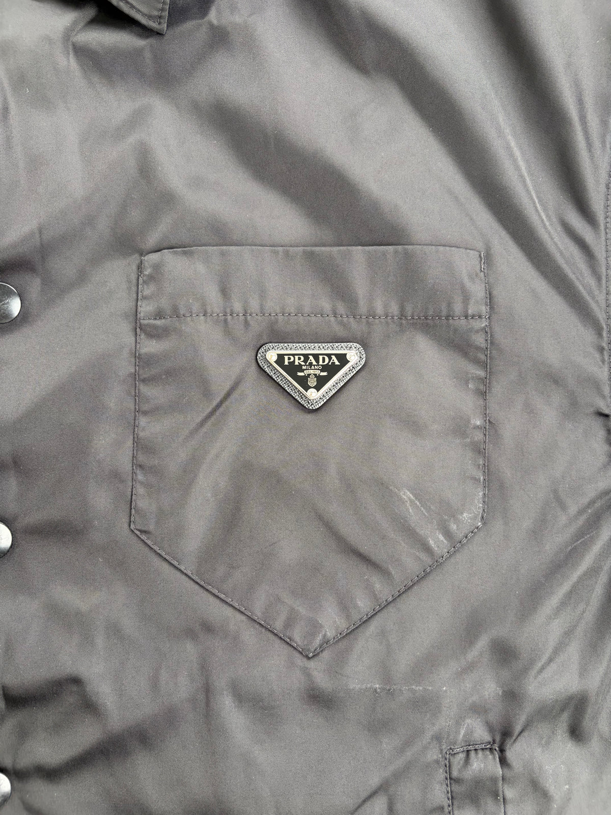 Camicia Prada Re-Nylon Nero L