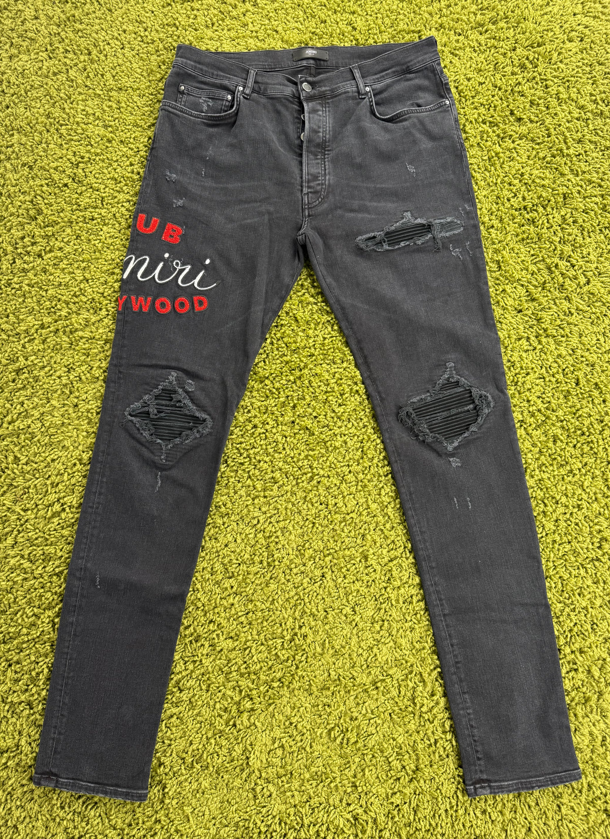 Jeans Amiri Hollywood Club Nero 38