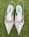 Décolleté SlingBack Prada Rosa 37