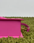 Borsa Jacquemus Le Chiquito Noeud Rosa