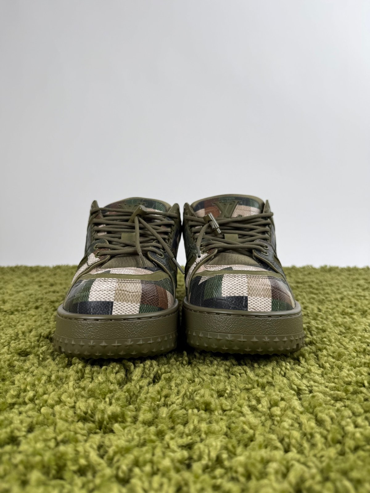 Louis Vuitton Trainer Maxi Verde 9 - Second Hand Di Fiore