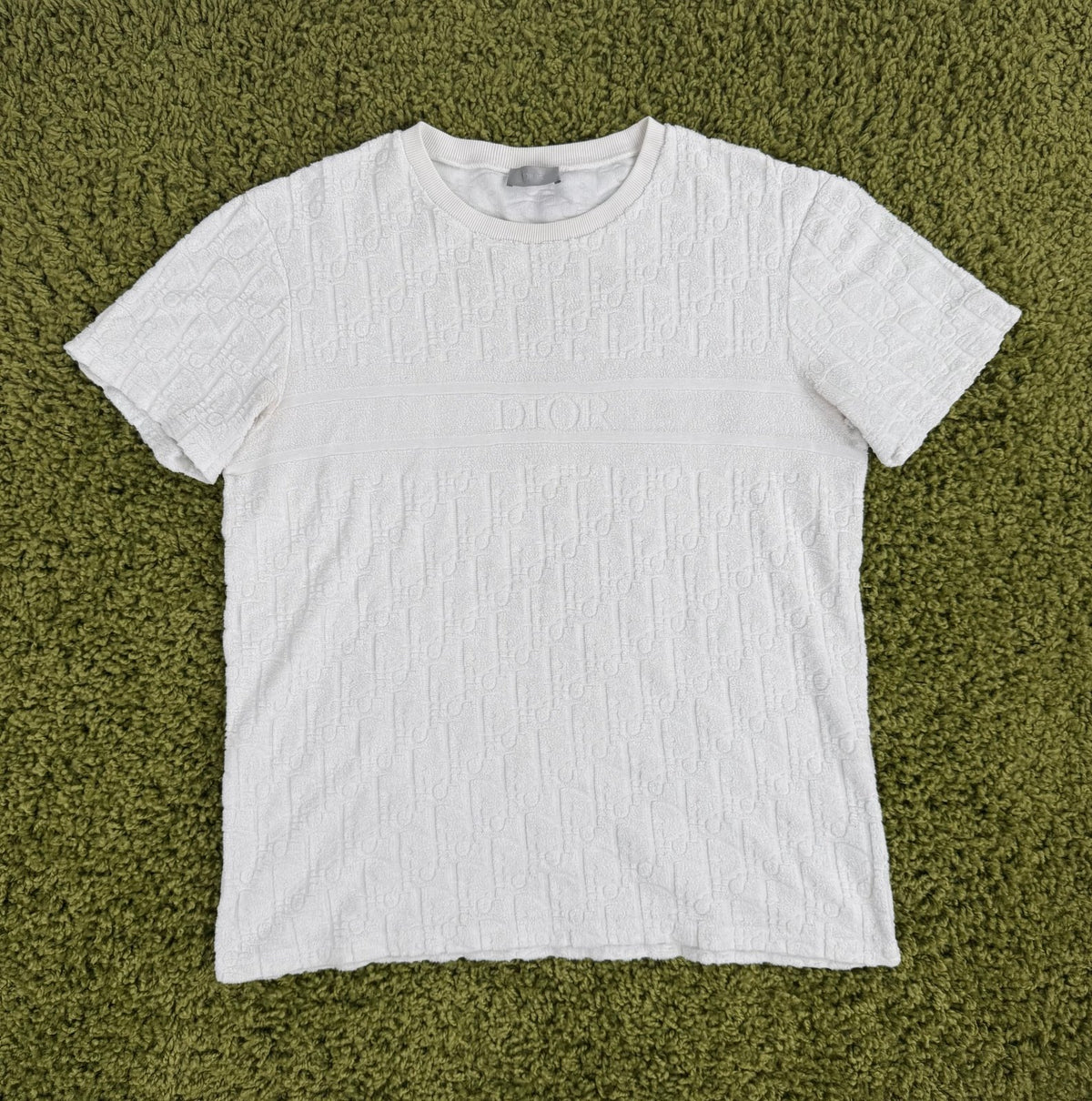 T-Shirt Dior oblique in jacquard S - Second Hand Di Fiore