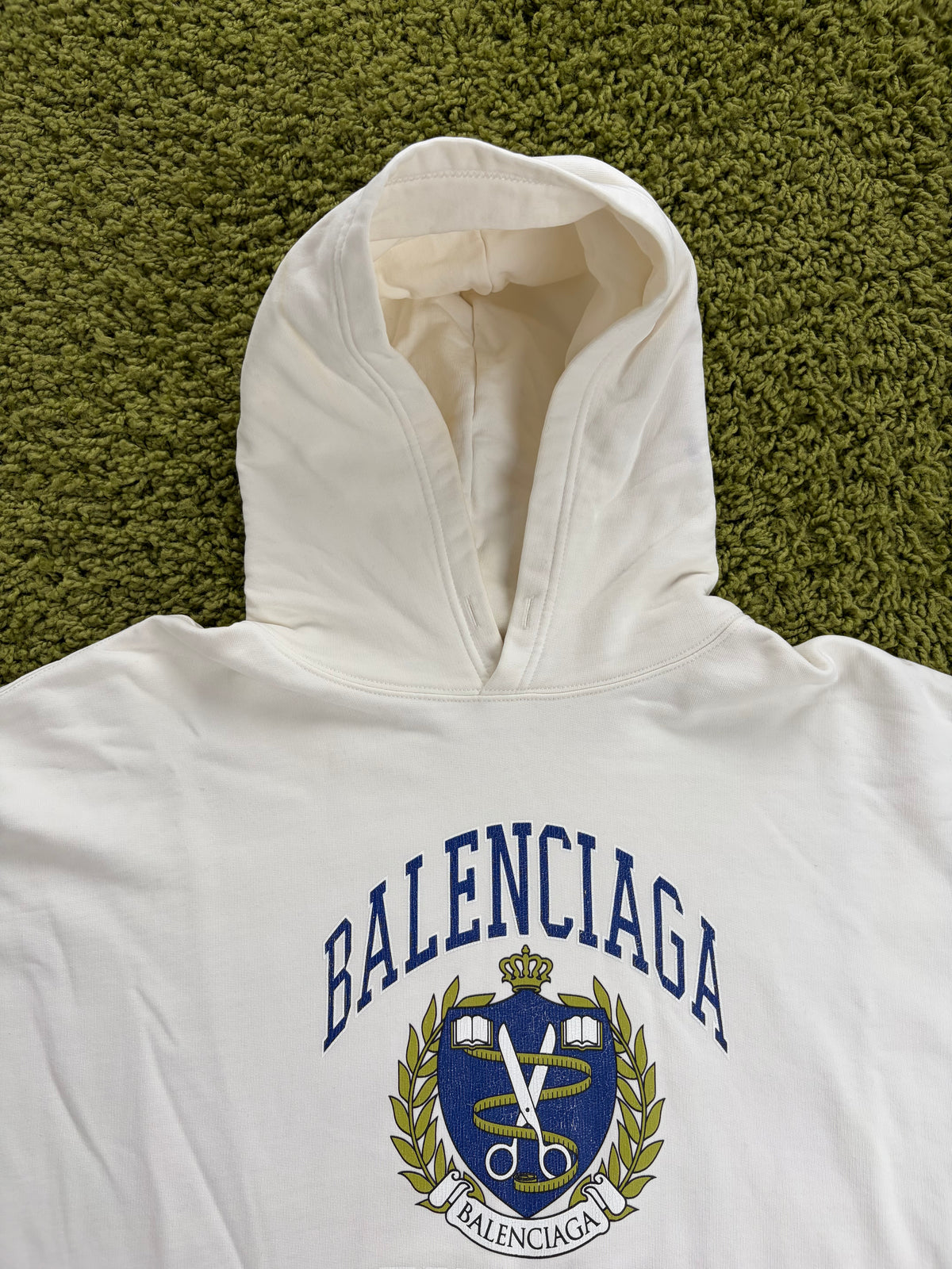Felpa Balenciaga College Bianca 3