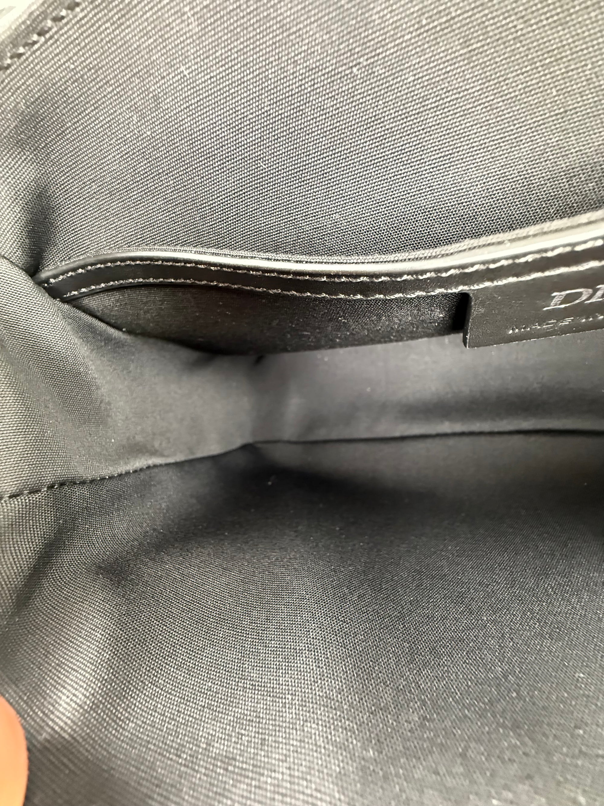 Borsa a tracolla Diamond Cd Christian Dior Nero