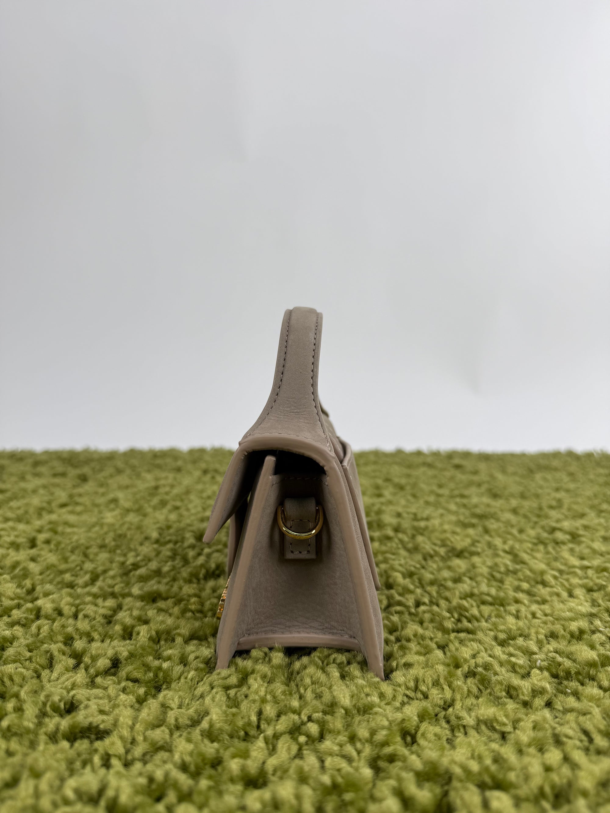 Borsa Mini Jacquemus La grande Bambino camoscio Beige