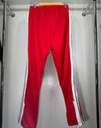 pantalone Palm Angels Size XXL rosso e bianco