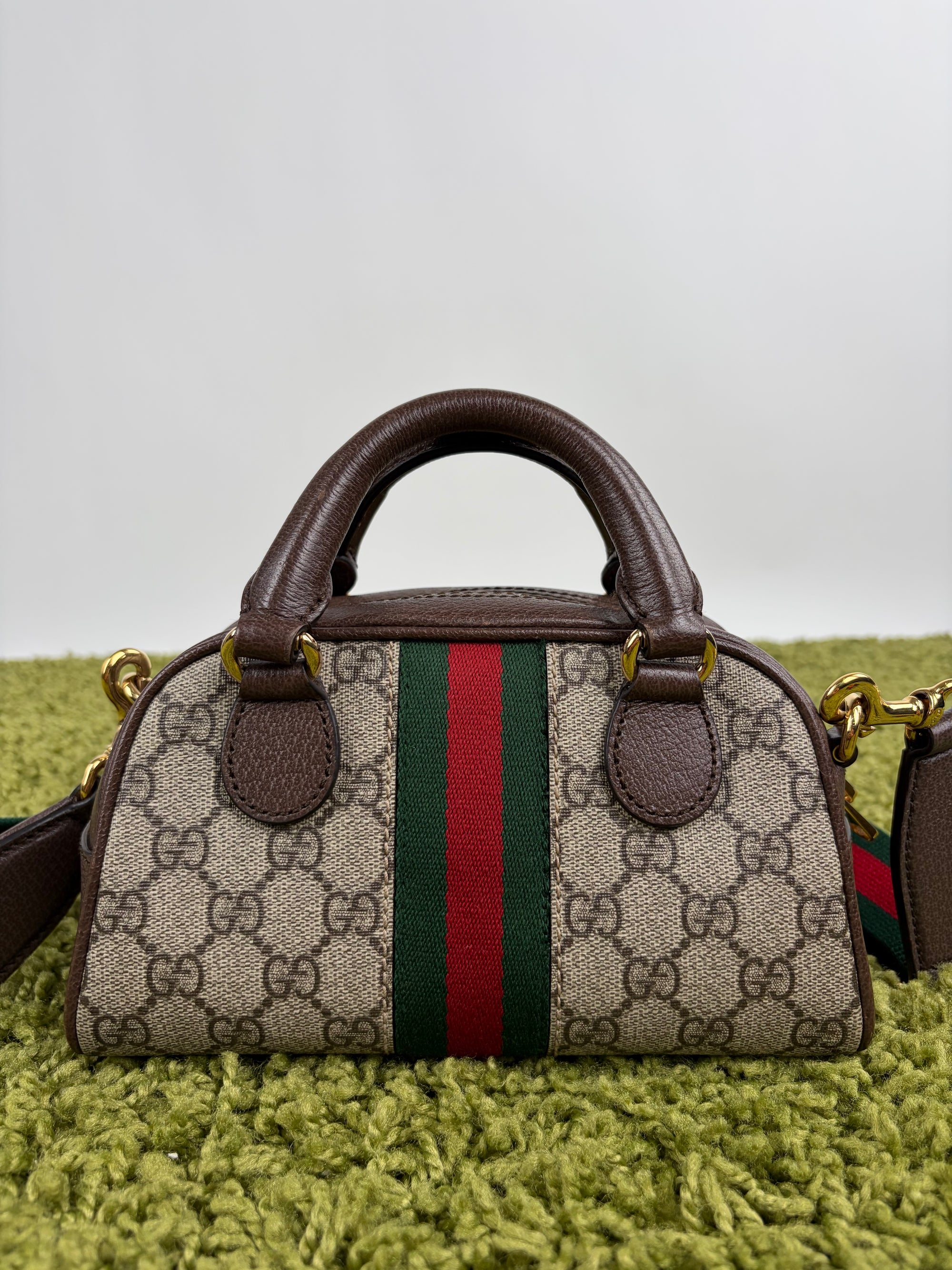 Borsa Gucci marrone beige e marrone