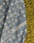 Completo Louis Vuitton X Supreme Size 50/34 blu e bianco
