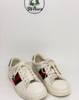 Gucci ace Size 6=40 bianca rossa e verde