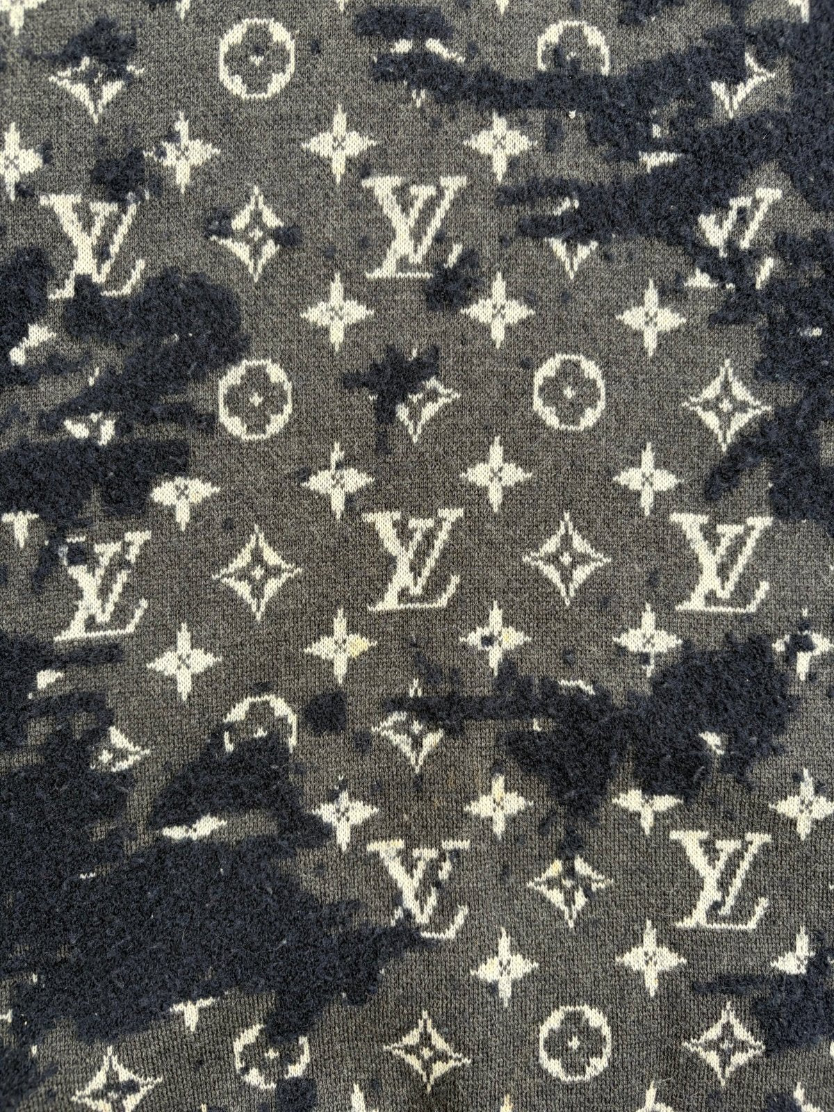 Pullover Louis Vuitton in Lana Blu Navy Monogram S - Second Hand Di Fiore