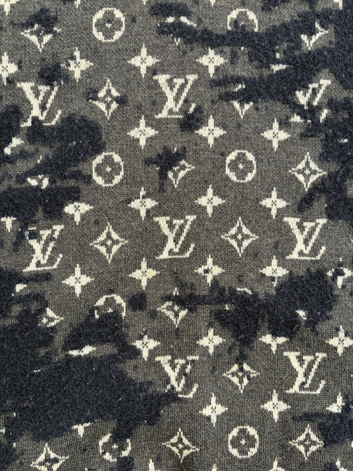 Pullover Louis Vuitton in Lana Blu Navy Monogram S
