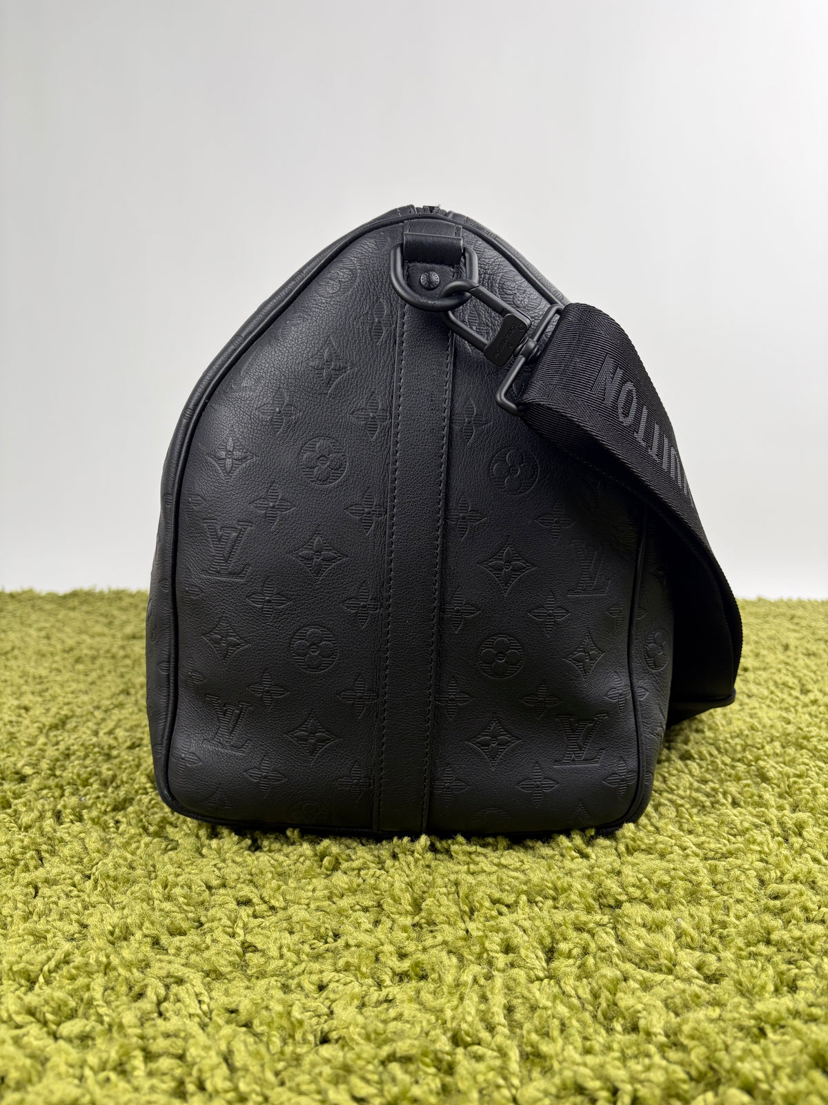Borsone keepall Louis Vuitton Bandoulière 50 Nera