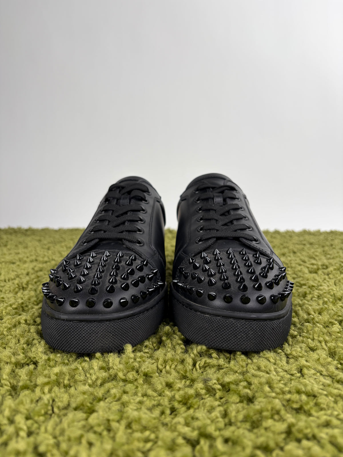 Christian Louboutin Spikes in pelle Nero 44