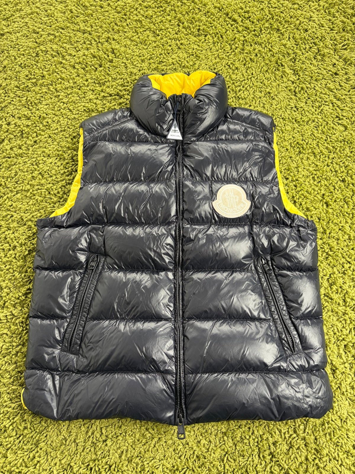 Gilet Moncler Parke in Nylon Nero - Second Hand Di Fiore