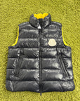 Gilet Moncler Parke in Nylon Nero