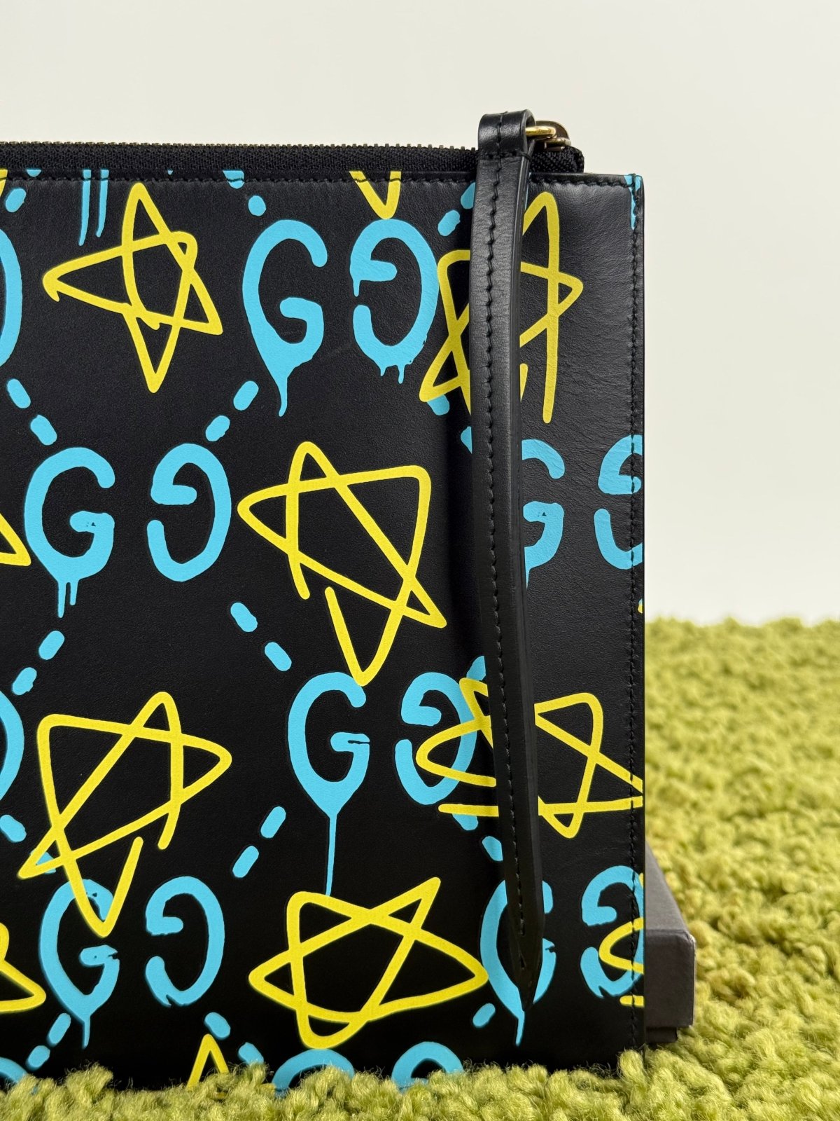 Pochette GucciGhost Nera Multicolor - Second Hand Di Fiore