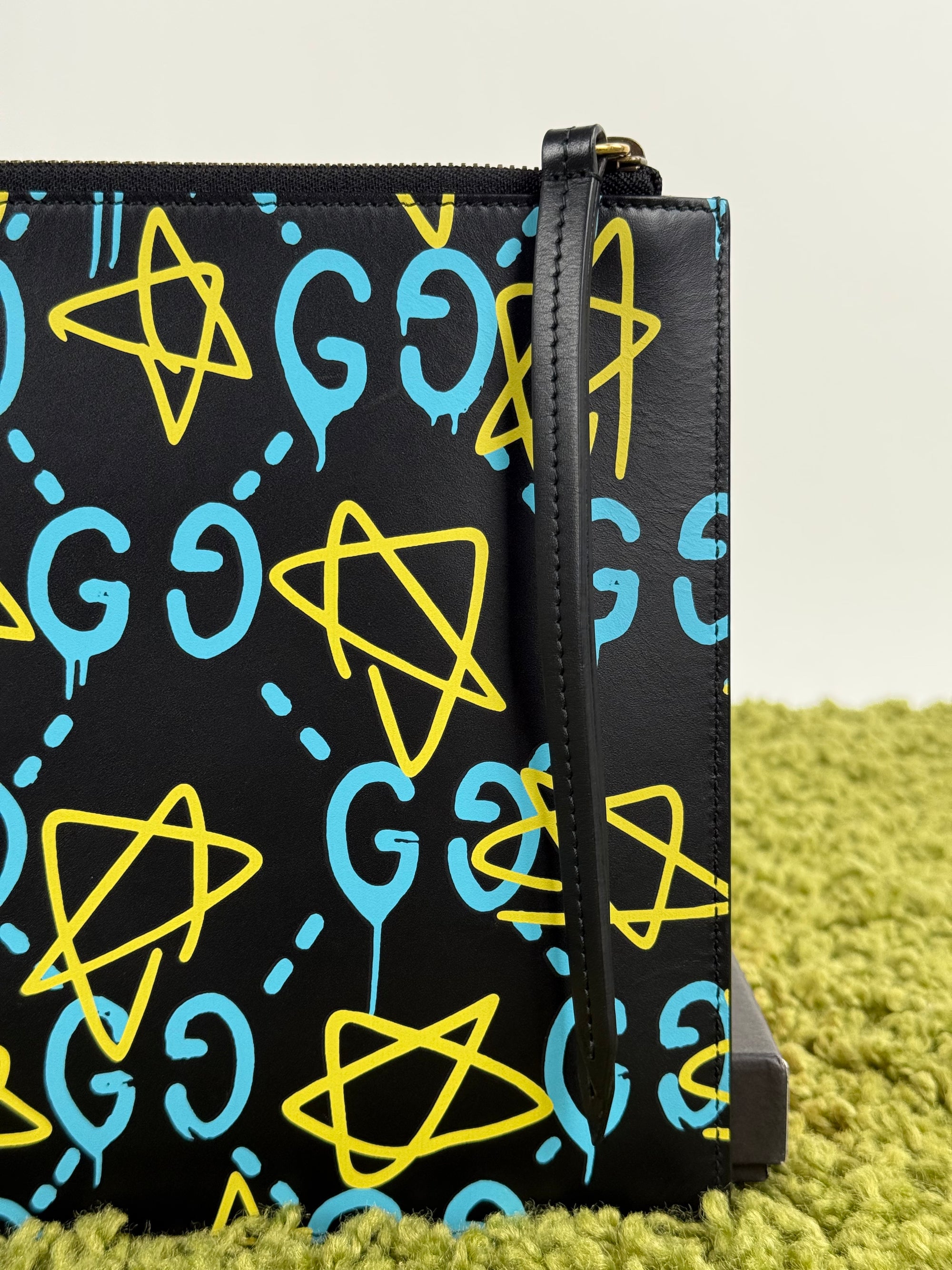 Pochette GucciGhost Nera Multicolor
