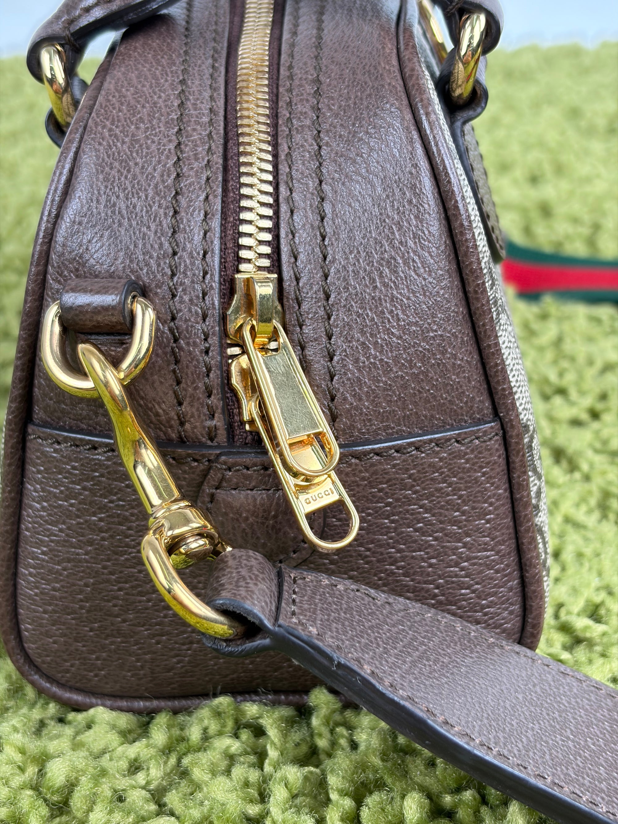 Borsa Gucci marrone beige e marrone